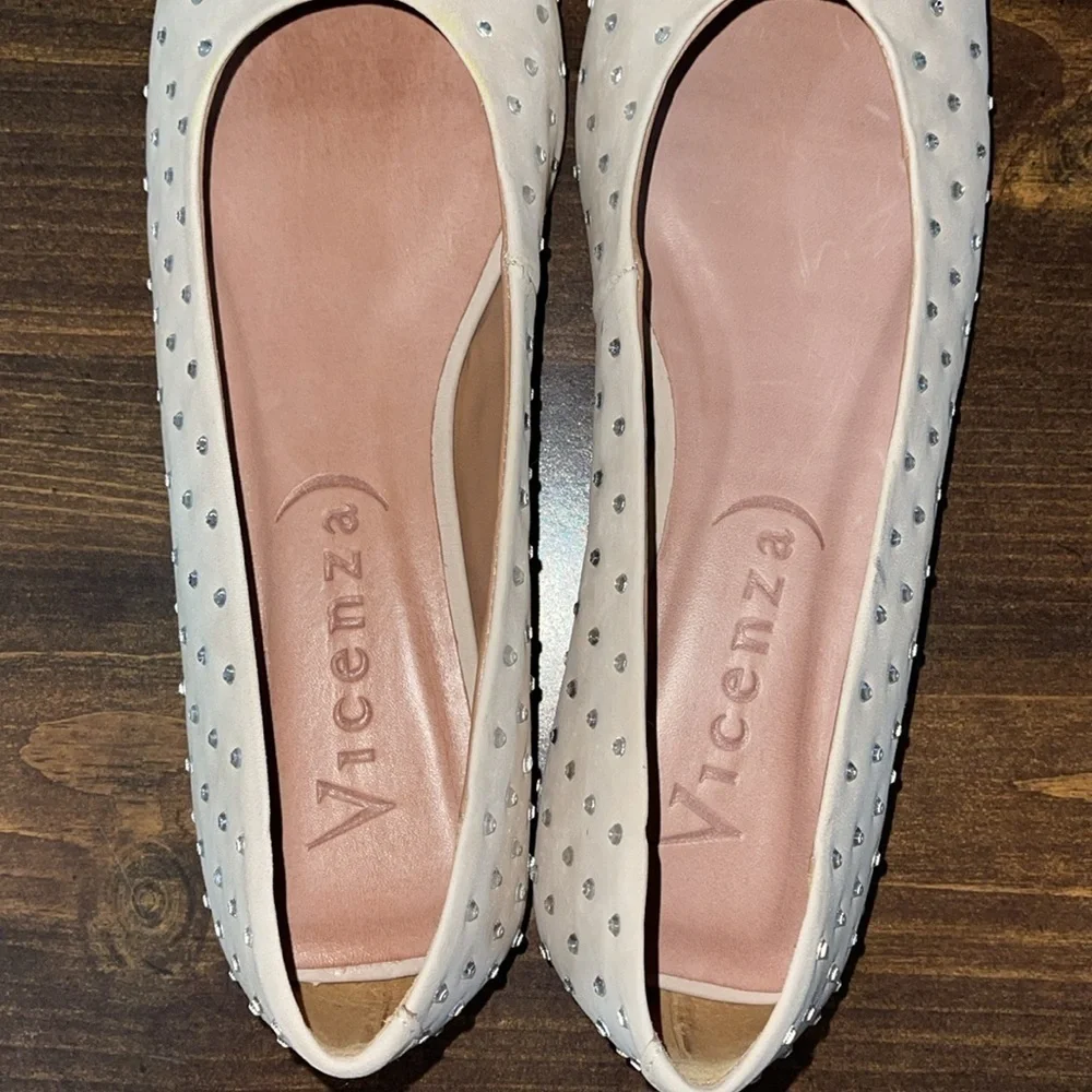Anthropologie Vicenza Crystal Embellished Ballet Flats Sz. 8 NWOB - Picture 13 of 14